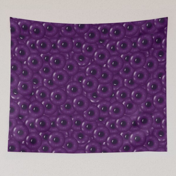 Item preview, The pattern is saturated with dark purple eyes designed and sold by Cherevan.