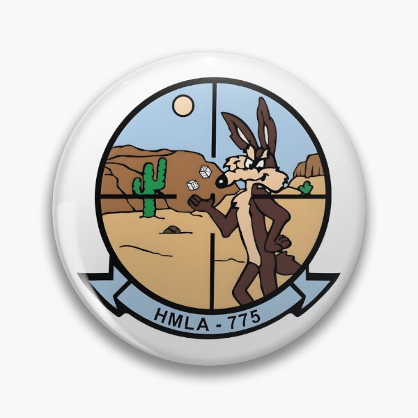 Artikelvorschau, USMC HMLA-775 „Coyote“ Squadron Insignia Patch entworfen und verkauft von CharlieDesings.