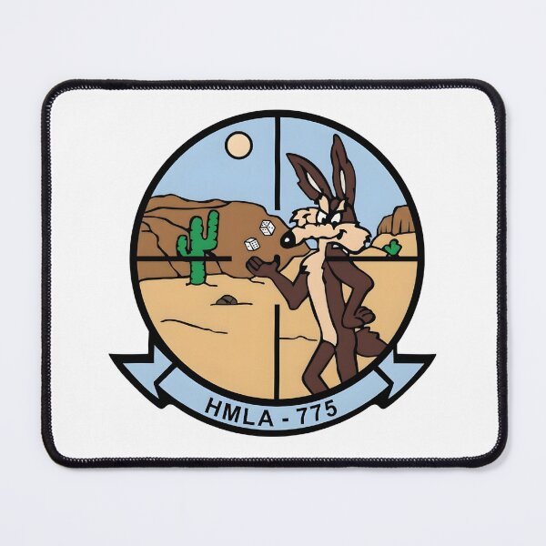 Item preview, USMC HMLA-775 "Coyote" Squadron Insignia Patch designed and sold by CharlieDesings.