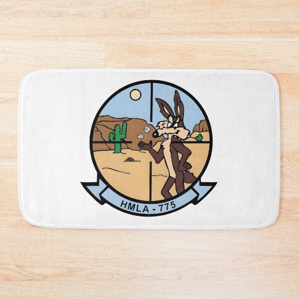 Item preview, USMC HMLA-775 "Coyote" Squadron Insignia Patch designed and sold by CharlieDesings.