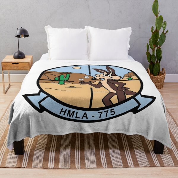 Item preview, USMC HMLA-775 "Coyote" Squadron Insignia Patch designed and sold by CharlieDesings.