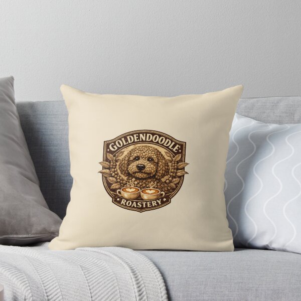 Item preview, Goldendoodle Roasting Co: Vintage Coffee Bean Dog Art designed and sold by CreativeArtistL.