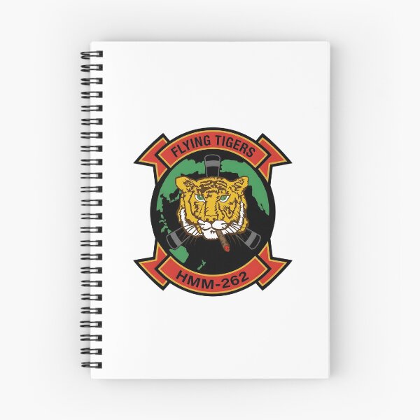 Item preview, USMC HMM-262 "Flying Tigers" Squadron Insignia Patch designed and sold by CharlieDesings.