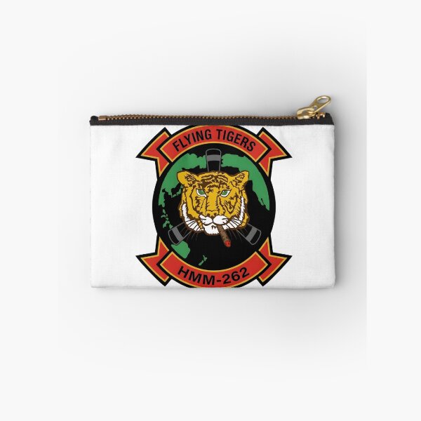Item preview, USMC HMM-262 "Flying Tigers" Squadron Insignia Patch designed and sold by CharlieDesings.