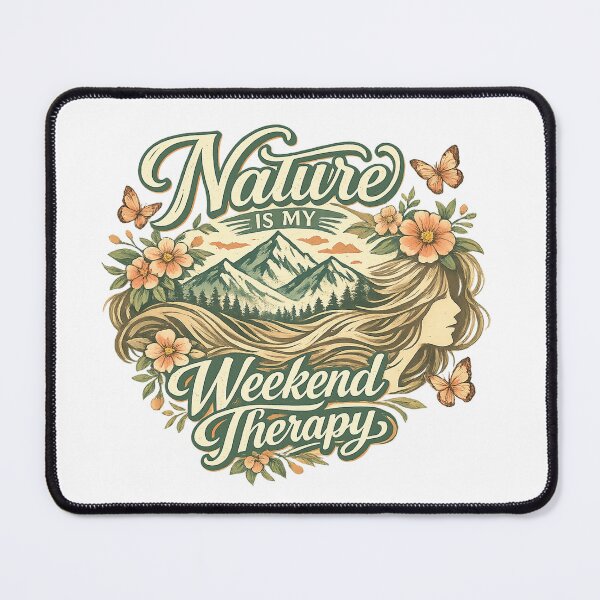 Item preview, Nature Is My Weekend Therapy - Hiking & Outdoor Lover designed and sold by teemix.