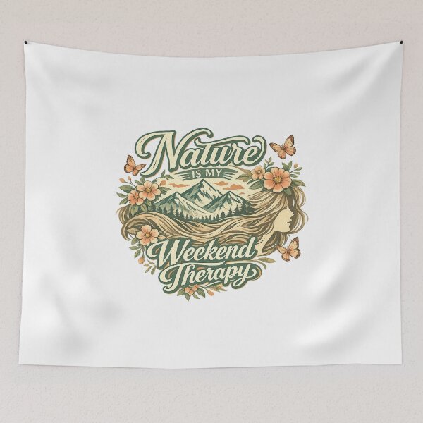 Item preview, Nature Is My Weekend Therapy - Hiking & Outdoor Lover designed and sold by teemix.