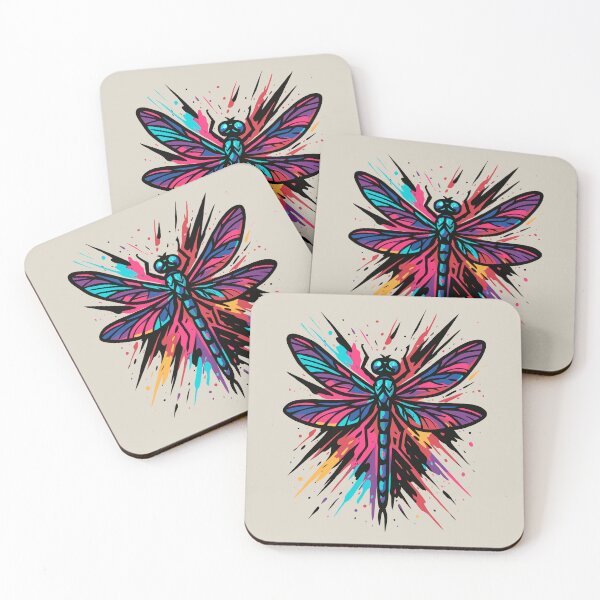 Item preview, Neon Graffiti Dragonfly  designed and sold by Ghost on Toast.