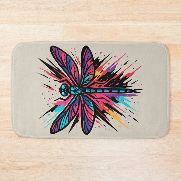 Item preview, Neon Graffiti Dragonfly  designed and sold by Ghost on Toast.