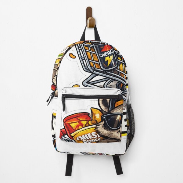 Item preview, No Regrets Raccoon Snack Cart Sticker designed and sold by Herodestroyer.