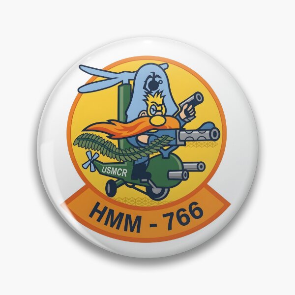 Item preview, USMC HMM-766 "Yosemite Sam" Squadron Insignia Patch designed and sold by CharlieDesings.