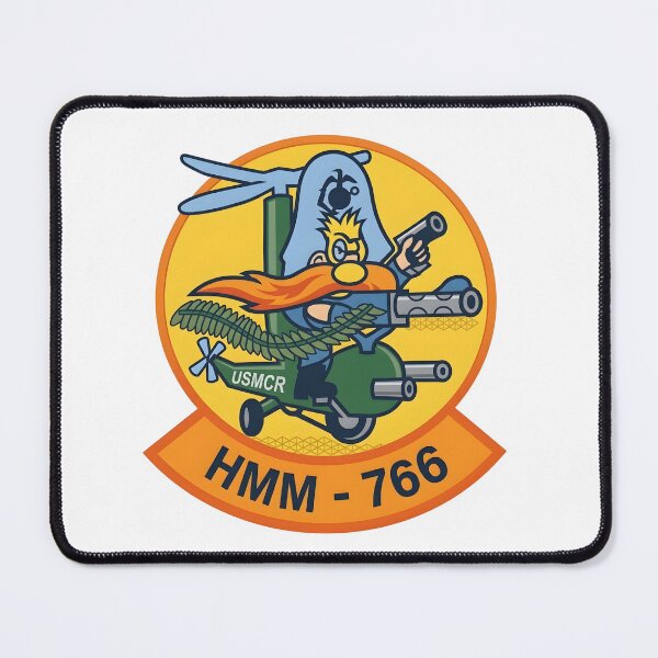 Item preview, USMC HMM-766 "Yosemite Sam" Squadron Insignia Patch designed and sold by CharlieDesings.
