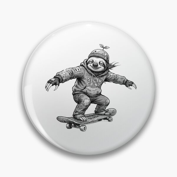 Item preview, Skater Sloth designed and sold by Simsonic.