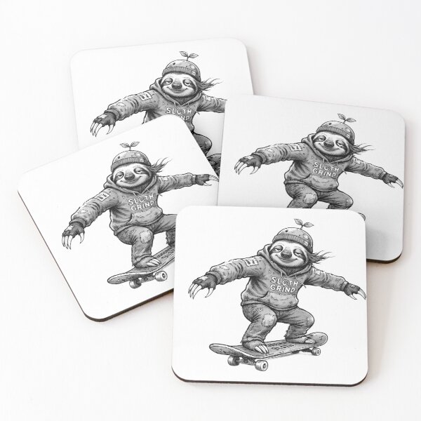 Item preview, Skater Sloth designed and sold by Simsonic.