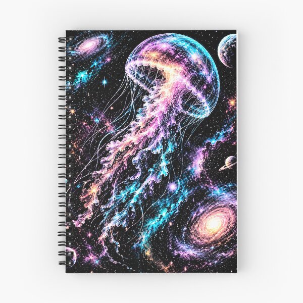 Item preview, Glowing Celestial Jellyfish Galaxy Diving Space Galaxy Night Sky designed and sold by SOUFIANE1991.