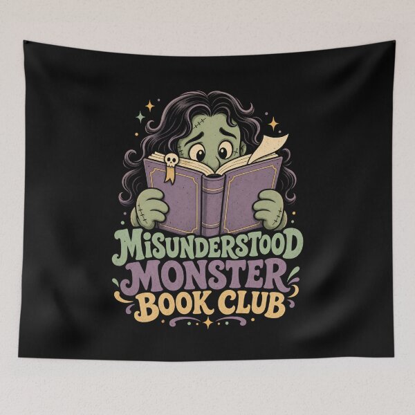 Item preview, Frankenstein Halloween: Misunderstood Monster Book Club designed and sold by Fenay Designs.