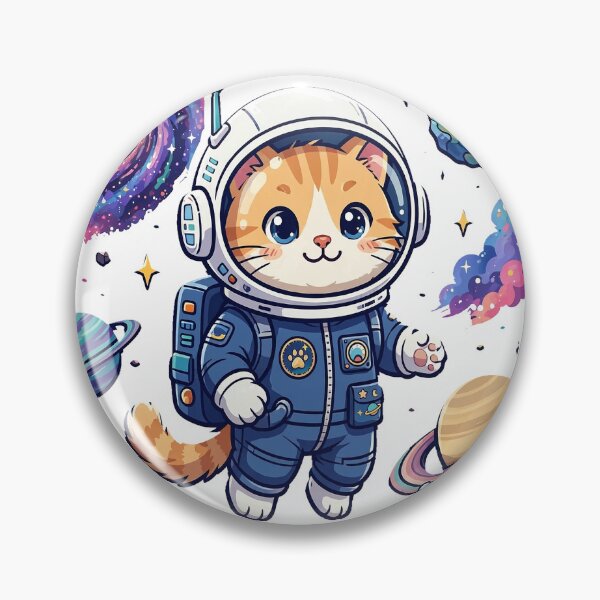 Item preview, Cute Astronaut Cat Space Adventure designed and sold by SurStudio.