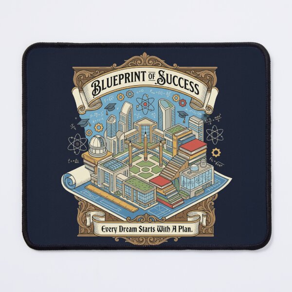Item preview, Blueprint of Success Back To School Artwork | Premium Education Design designed and sold by Amr Darwish Graphic designer.
