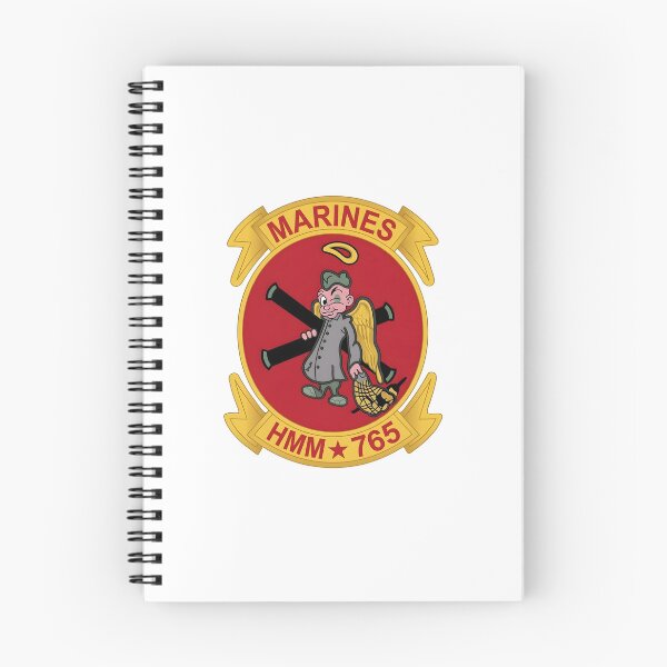 Item preview, USMC HMM-765 "Winged Angel" Squadron Insignia Patch designed and sold by CharlieDesings.