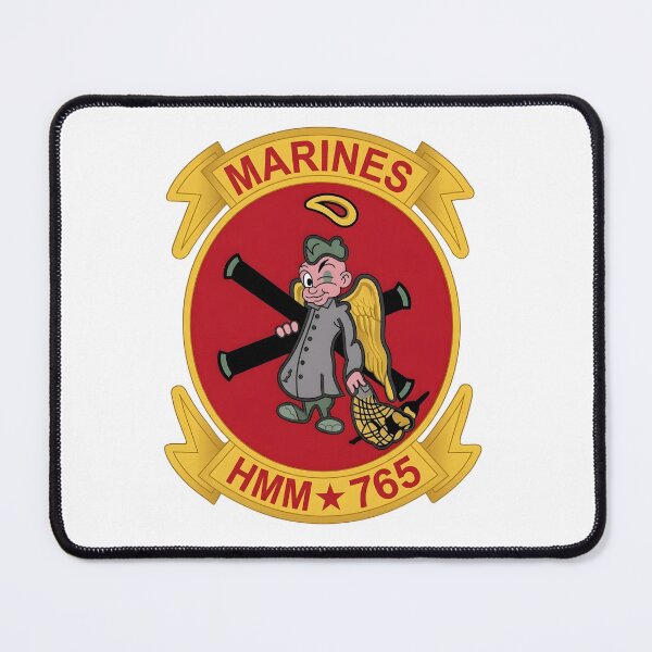 Item preview, USMC HMM-765 "Winged Angel" Squadron Insignia Patch designed and sold by CharlieDesings.