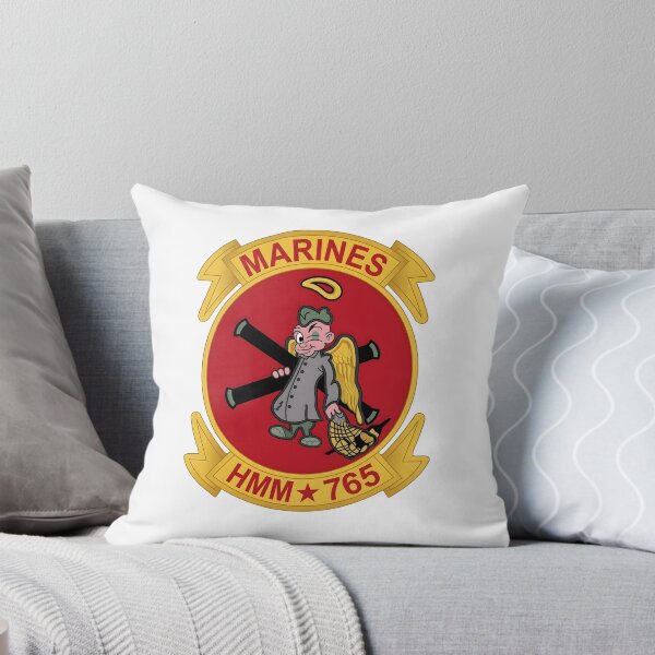 Item preview, USMC HMM-765 "Winged Angel" Squadron Insignia Patch designed and sold by CharlieDesings.
