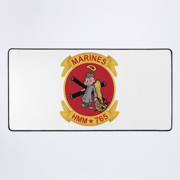 Item preview, USMC HMM-765 "Winged Angel" Squadron Insignia Patch designed and sold by CharlieDesings.