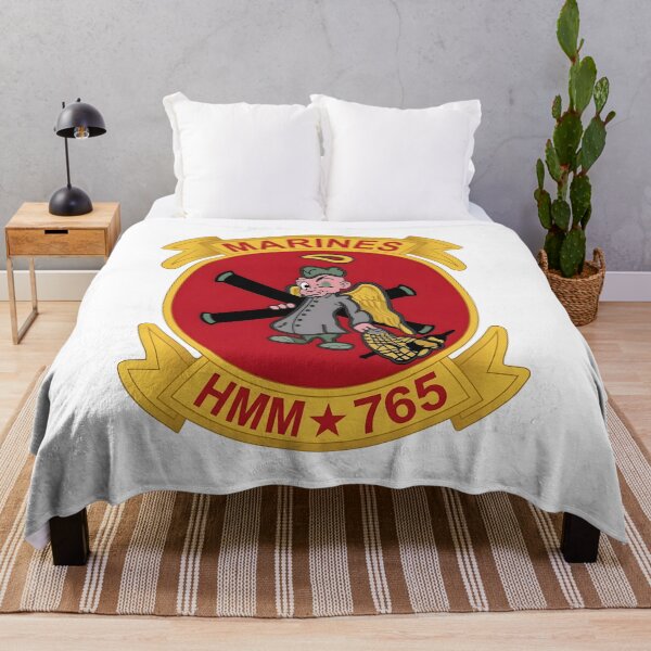 Item preview, USMC HMM-765 "Winged Angel" Squadron Insignia Patch designed and sold by CharlieDesings.
