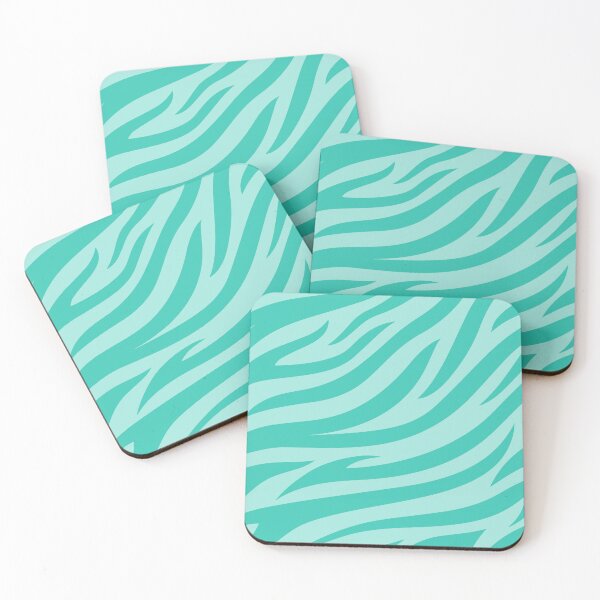 Item preview, Modern Graphic Zebra Print Pattern - Light Teal designed and sold by Frohyou.
