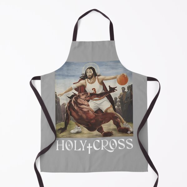 Item preview, Funny Holy Cross Jesus Crossing Satan Basketball Christian designed and sold by GreggRoss.