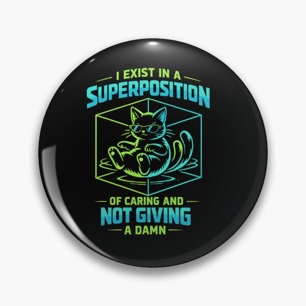 Item preview, Neon Cat in Superposition - Quantum Synthwave Sci-Fi Art designed and sold by teemix.