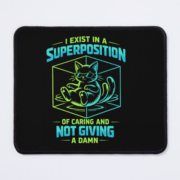 Item preview, Neon Cat in Superposition - Quantum Synthwave Sci-Fi Art designed and sold by teemix.