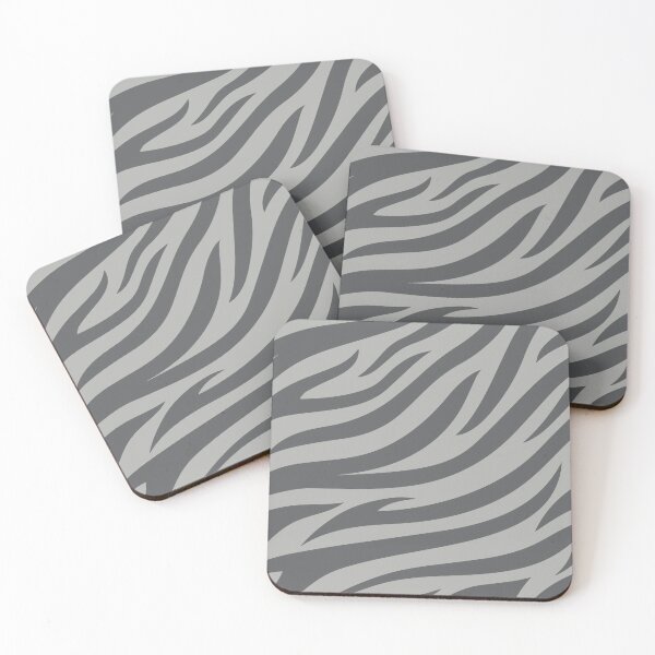 Item preview, Modern Graphic Zebra Print Pattern - Bright Gray designed and sold by Frohyou.