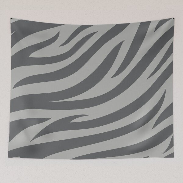 Item preview, Modern Graphic Zebra Print Pattern - Bright Gray designed and sold by Frohyou.