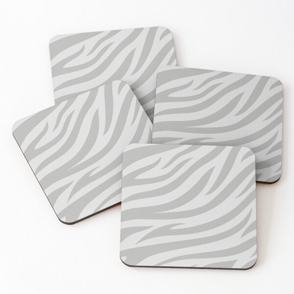 Item preview, Modern Graphic Zebra Print Pattern - Light Gray designed and sold by Frohyou.