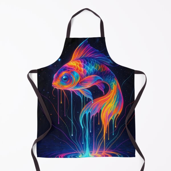 Item preview, Cosmic Betta Fish Melting Into the Universe designed and sold by OneStepFromArt.