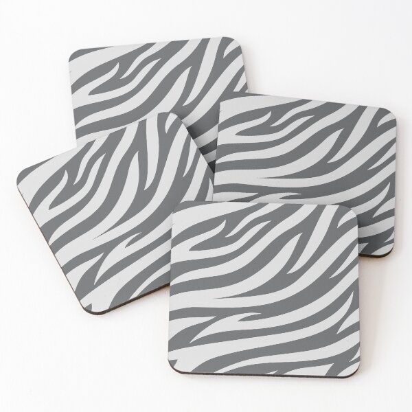 Item preview, Modern Graphic Zebra Print Pattern - Dark Gray designed and sold by Frohyou.