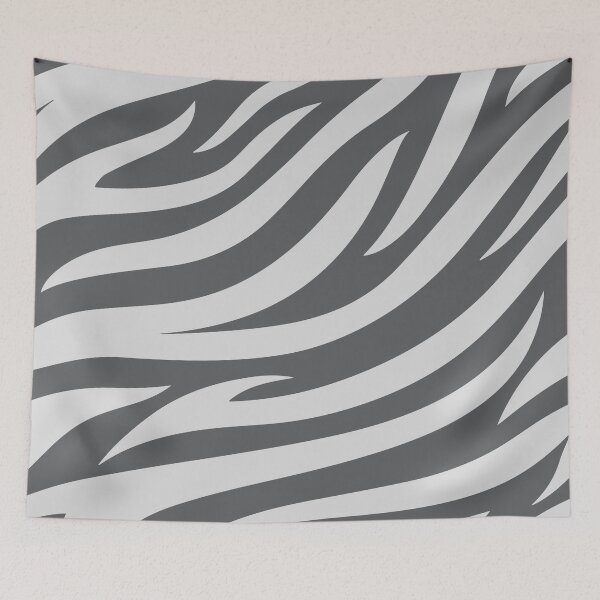 Item preview, Modern Graphic Zebra Print Pattern - Dark Gray designed and sold by Frohyou.