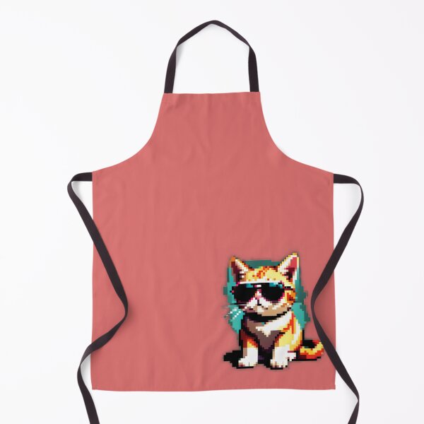 Item preview, Pixel cat in sunglasses 2 designed and sold by tarkone.