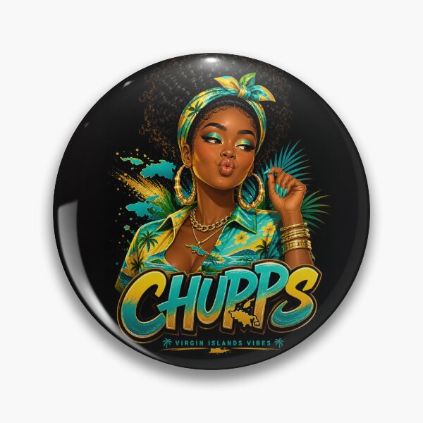 Item preview, CHUPPS: Virgin Islands Cartoon Expression designed and sold by NikkiLeeCustom.