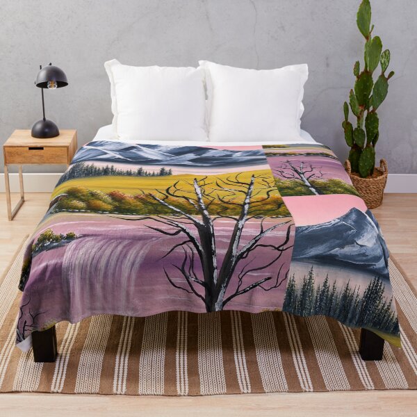 Item preview, Pink Cold Mountains Nature River Artwork designed and sold by MarlinMatt.