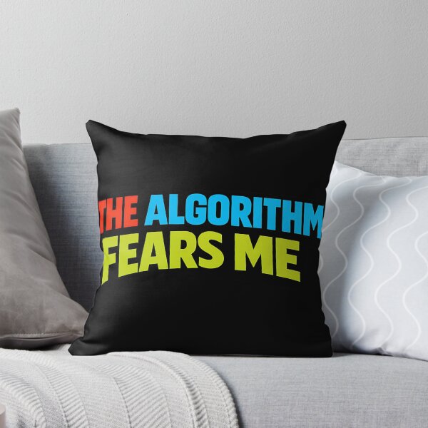 Item preview, The Algorithm Fears Me Funny Internet Humor Typography T-Shirt Social Media Meme Graphic designed and sold by TeeTimeTreasure.