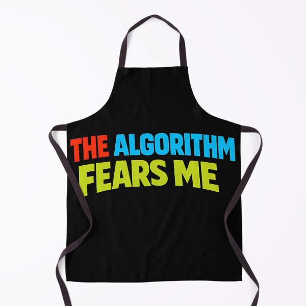 Item preview, The Algorithm Fears Me Funny Internet Humor Typography T-Shirt Social Media Meme Graphic designed and sold by TeeTimeTreasure.