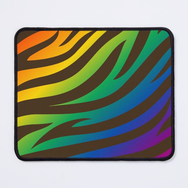 Item preview, Modern Graphic Zebra Print Pattern - Bright Rainbow designed and sold by Frohyou.