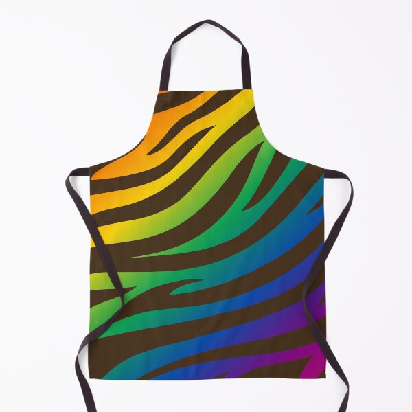 Item preview, Modern Graphic Zebra Print Pattern - Bright Rainbow designed and sold by Frohyou.