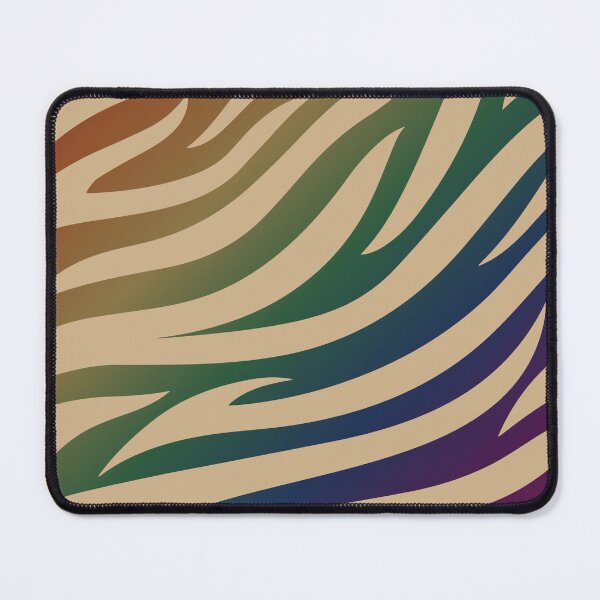 Item preview, Modern Graphic Zebra Print Pattern | Dark Rainbow designed and sold by Frohyou.