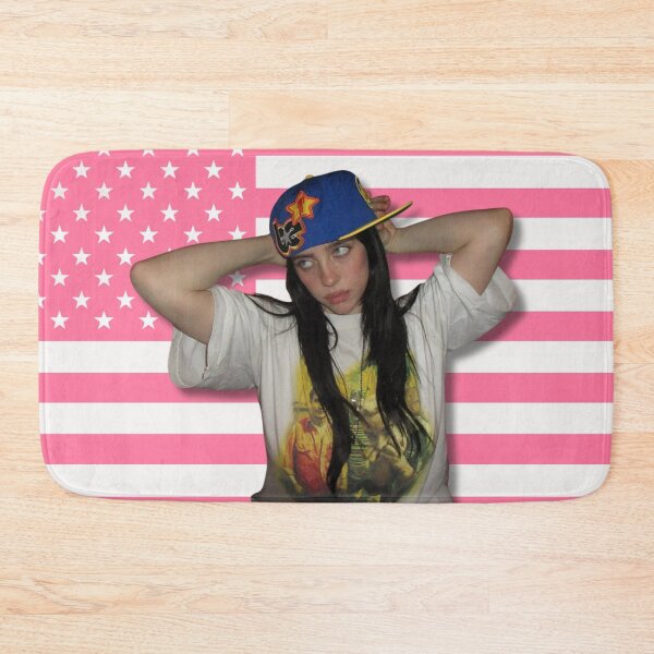 Item preview, Billie Eilish Pink American Flag 3 designed and sold by moonna designs.
