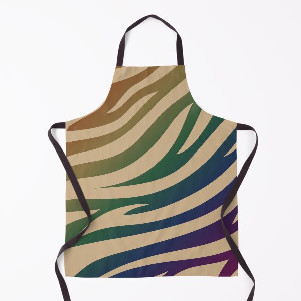 Item preview, Modern Graphic Zebra Print Pattern - Dark Rainbow designed and sold by Frohyou.