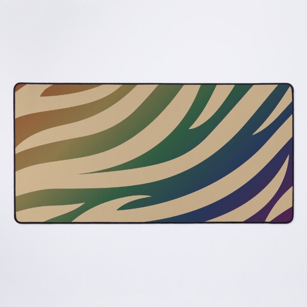 Item preview, Modern Graphic Zebra Print Pattern - Dark Rainbow designed and sold by Frohyou.