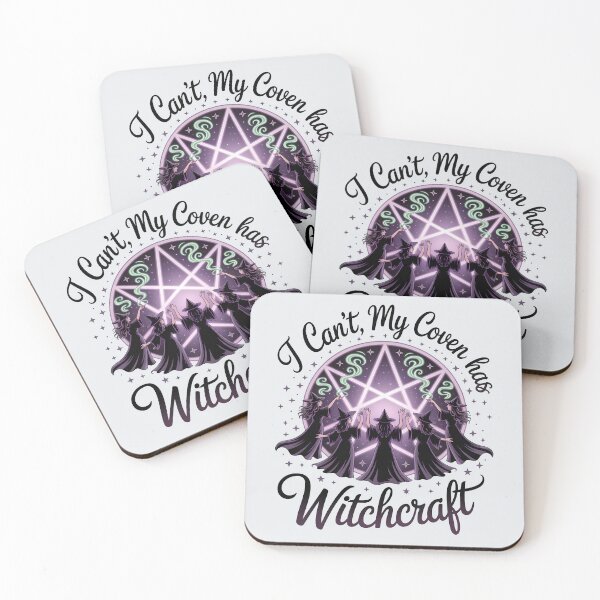 Item preview, I Can’t, My Coven Has Witchcraft – Funny Halloween Witch Design designed and sold by Jollys-ArtShop.
