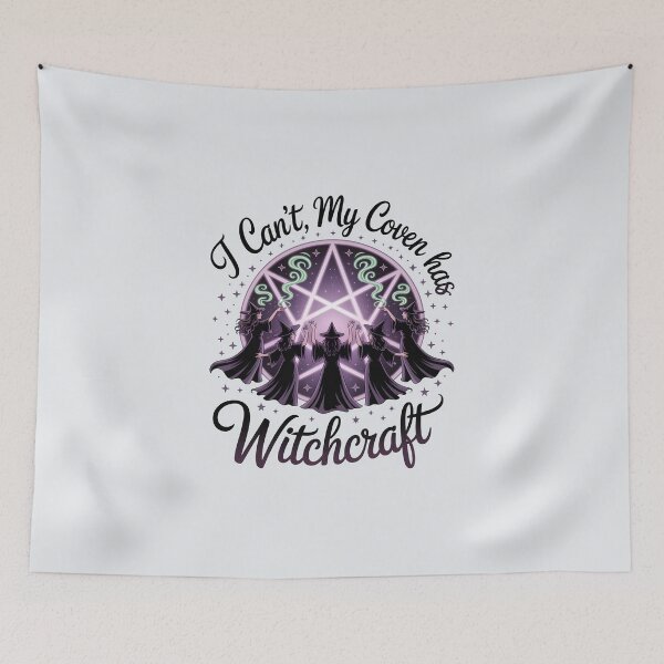 Item preview, I Can’t, My Coven Has Witchcraft – Funny Halloween Witch Design designed and sold by Jollys-ArtShop.