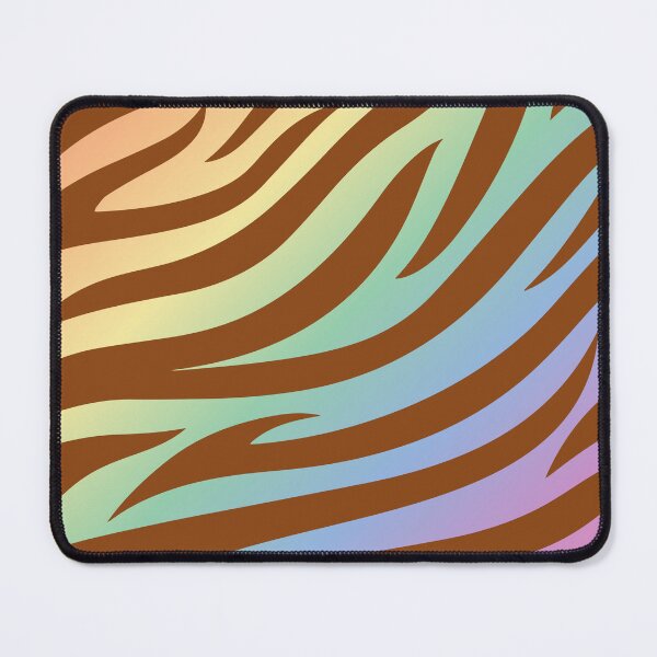 Item preview, Modern Graphic Zebra Print Pattern | Light Rainbow designed and sold by Frohyou.